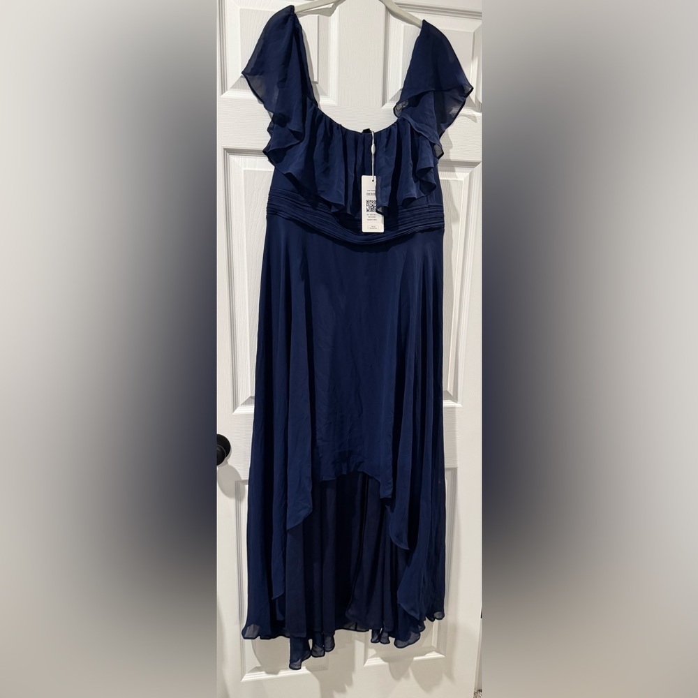 Elegant Navy Blue Women's Skirt